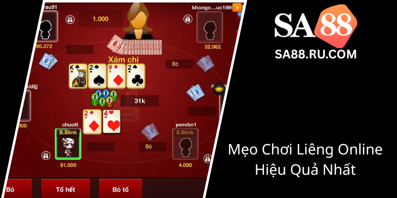 Chơi Liêng 3 Cây Online - Trận Chiến Đỉnh Cao Tại SA88 Nằm Trong Tầm Tay 2 Meo Choi Lieng Online Hieu Qua Nhat0